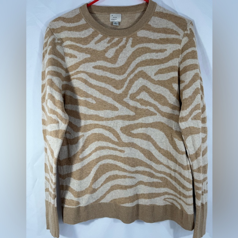 a new day animal print sweater